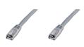 DIGITUS CAT 6A S-FTP patch cable DRAKA UC 900 SS FRNC,TM31 Cu, LSZH, AWG 27/7, 7 m, grey