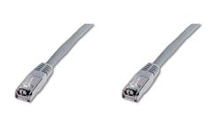 DIGITUS CAT 6A S-FTP patch cable DRAKA UC 900 SS FRNC,TM31 Cu, LSZH, AWG 27/7, 7 m, grey