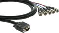 KRAMER Câˆ’GM/5BM | Breakout Adapter Cable | VGA - BNC | Max | Grey | 30cm