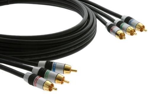 KRAMER C-3RVM/ 3RVM | Component video - Component video | Max | Svart | 1,8m (98-0101006)