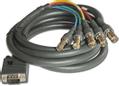 KRAMER C-GM/5BF | Male/Female Breakout Adapter Cable | VGA - BNC | Max | GrÃ¥ | 0,3m