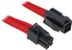 BITFENIX 4-Pin ATX12V Verlängerung 45cm - sleeved red/black