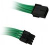 BITFENIX 8-Pin PCIe Verlängerung 45cm - sleeved green/black