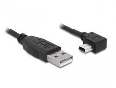 Delock USB til vinklet mini-USB-kabel - 50 cm