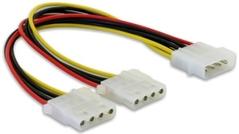 DELOCK Y-Cable Power > 2x 4pin Molex