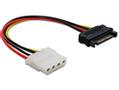 DELOCK Stromkabel SATA 15pin -> Molex 4pin St/Bu