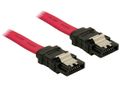 DELOCK SATA-Kabel SATA -> SATA St/St 0,50m mit Rie