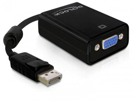 DELOCK Adapter DisplayPort 20pin -> VGA D-Sub15 St (61848)