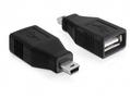 DELOCK USB Adapter USB2.0 Typ B mini 5pol -> Typ A