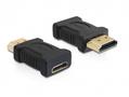 DELOCK HDMI Adapter Typ A -> mini Typ C St/Bu