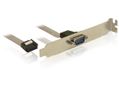 DELOCK Slot Bracket > 1 x Serial Pin
