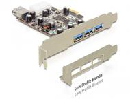 DELOCK PCI Expr Card 3x USB3.0 ext + 1x USB3.0 int (89281)