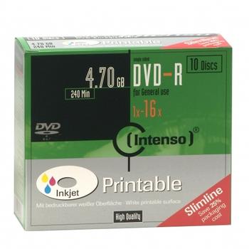 INTENSO Dvd-R 4.7Gb, Printable,  16X  (4801652)