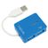 LOGILINK USB-HUB Smile 4-Port o. NT blau