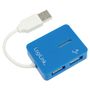 LOGILINK ''USB-HUB ''''Smile'''' 4-Port o. NT blau