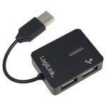 LOGILINK ''USB-HUB ''''Smile'''' 4-Port o. NT schw (UA0139)