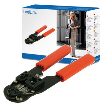 LOGILINK Werkzeug Krimpzange RJ45 8P8C Abisolierer (WZ0004)