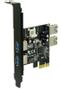 SEDNA Schnittstelle PCI-E USB 3.0 4-Port (2ext./2int) Se