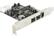 DELOCK IO PCIe  FireWire Combo 2x 1394B 1x1394A (89153)