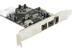 DELOCK IO PCIe  FireWire Combo 2x 1394B 1x1394A