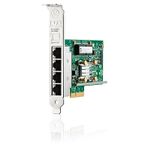 Hewlett Packard Enterprise HPE 331T - Nätverksadapter - PCIe 2.0 x4 låg profil - Gigabit Ethernet x 4 - för ProLiant DL360 Gen10, DL388p Gen8 (647594-B21)