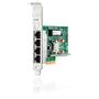 Hewlett Packard Enterprise HPE 331T - Nätverksadapter - PCIe 2.0 x4 låg profil - Gigabit Ethernet x 4 - för ProLiant DL360 Gen10, DL388p Gen8