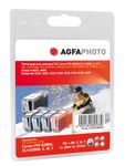 AGFAPHOTO PGI-525 BK CLI-526 B/C/M/Y Bonus Pack (APCCLI526SETD $DEL)