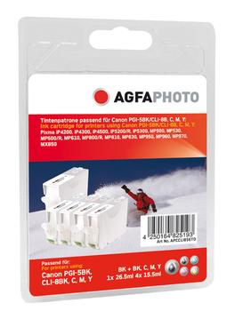 AGFAPHOTO PGI-5 BK / CLI-8 BCMY Bonus Pack (APCCLI8SETD)