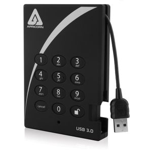 APRICORN Padlock Secure 256bit Aes 256GB SSD USB 3.0 (A25-3PL256-S256)