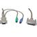 ROSE kabel för CPU till Switch, DB25 - PS2/VGA, 1,5m