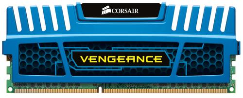 CORSAIR DDR3 1600MHz 4GB 2x2GB 240 Dimm Unbuffered 9-9-9-24 Vengeance Blue Heatspreader Intel Core i7 Core i5 and Core 2 1.5V (CMZ4GX3M2A1600C9B)