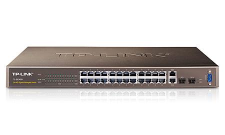 TP-LINK NETWORK TL-SL3428 24+4G GIGABIT-UPLINK MANAGED SWITCH RETAIL (TL-SL3428)