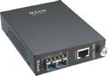 D-LINK Fibre media converter - Gigabit Ethernet - 1000Base- SX, 1000Base -T - RJ-45 / SC multi-mode - up to 550 m - EU POWER CORD