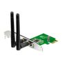 ASUS PCE-N15, trådlöst nätverkskort, 802.11b/g/n, PCI-E, 2,4GHz, 300 Mbps, dubbla antenner