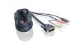 IOGEAR DVI KVM cable dual link 1,8 m.