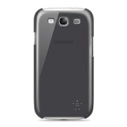 Belkin Shield Sheer - Eske for mobiltelefon - polykarbonat - svart - for Samsung Galaxy S III (F8M403CWC00)