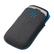 BLACKBERRY CURVE 9220/ 9310/ 9320 POCKET MICROFIBER, BLACK W/SKY BLUE ACCS