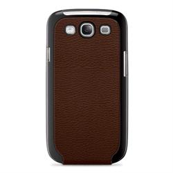Belkin Snap Folio - Eske for mobiltelefon - brun - for Samsung Galaxy S III (F8M397cwC01)