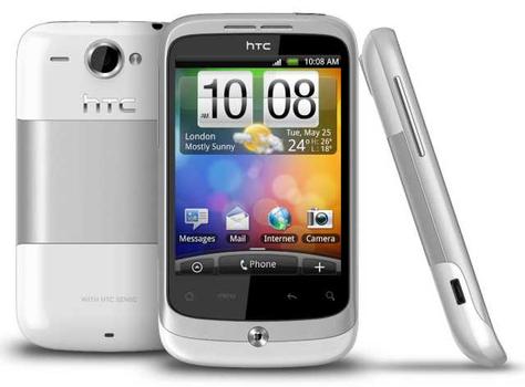 HTC Mobil Wildfire, Pure White- Telenor Låst (99HLC056-00)