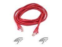 BELKIN LAN UTP CAT5E PATCH CABLE 4PAIRRJ45M/ M 3M RED NS (A3L791B03M-RED)