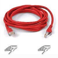 BELKIN CAT 5 e network cable 1,0 m UTP red assembled (A3L791B01M-RED)