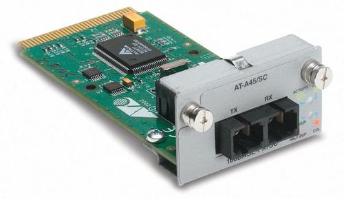Allied Telesis ALLIED 1x100BaseFX/ SC uplink module for AT-8500 AT-8600 Series and the EOL AT-8000 Series (AT-A45/SC)