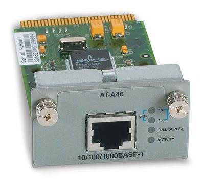 Allied Telesis 10/ 100/ 1000BASET MODULE F/ AT-8024M & 8016F IN (AT-A46)