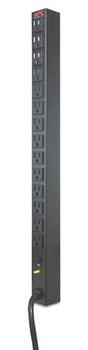 APC 0U VERT RM PDU 120V 20A 14 5-15 RCPTL BLK (AP9551)