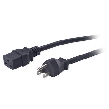 APC POWER CORD 15A 100-120V, C19 TO 5-15 CABL (AP9872)