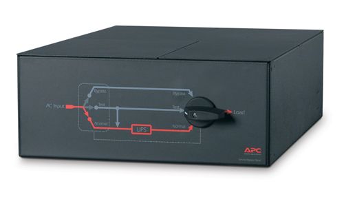 APC SINGLE PHASE SERVICE BYPASS PANEL 7500-10000VA BLAC NS (SBP10KRMI4U)