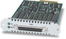 Allied Telesis ALLIED Serial Synchronous Port Interface Card operates at speeds up to 2.048Mbps for AT-AR400/ 700 Serie and AT-AR040 NSM (AT-AR023-00)