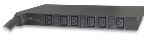 APC Rack PDU, Basic, 1U, 14.4kW, 208V, (6) C19 (AP7516)