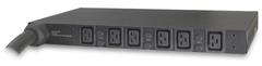 APC C Basic Rack PDU - Power distribution strip (rack-mountable) - AC 208 V - 3-phase - input: Hubbell CS8365C - output connectors: 6 (IEC 60320 C19) - 1U - 2.4 m cord - for P/N: SCL500RM1U, SCL500RMI1U, 