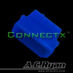 AC RYAN 4-Pol Molex Male UV Blue (ACR-CB8546)